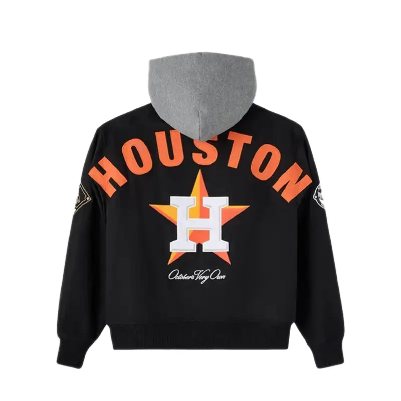 OVO x MLB 2026 Houston Astros Bomber Jacket