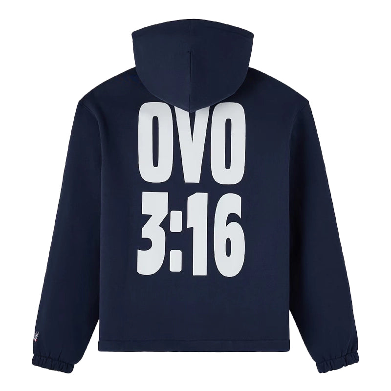 OVO x WWE Stone Cold Steve Austin 3:16 Fleece Hoodie