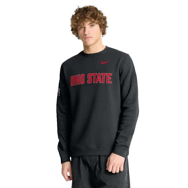 Ohio State Buckeyes Nike 2026 Sideline Club Sweatshirt