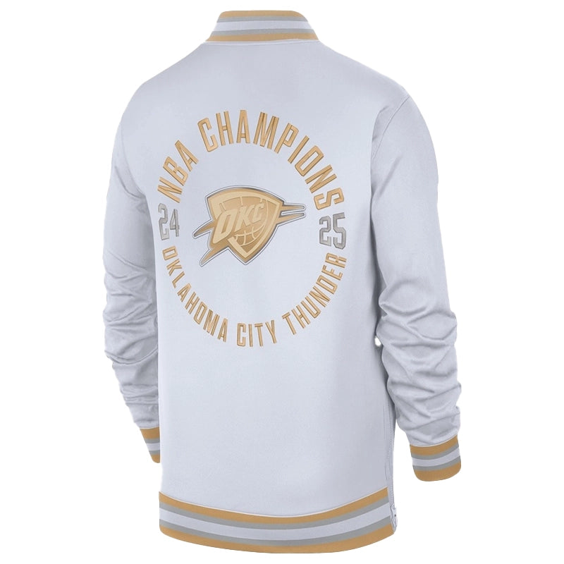 Oklahoma City Thunder 2025 Finals Champions Banner Raising Ceremony Jacket