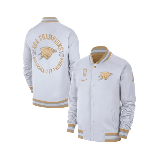 Oklahoma City Thunder 2025 Finals Champions Banner Raising Ceremony Jacket