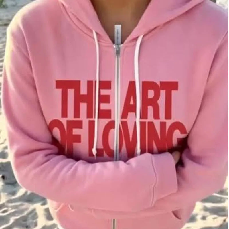 Olivia Dean Pink Hoodie