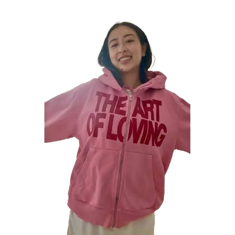 Olivia Dean Pink Hoodie