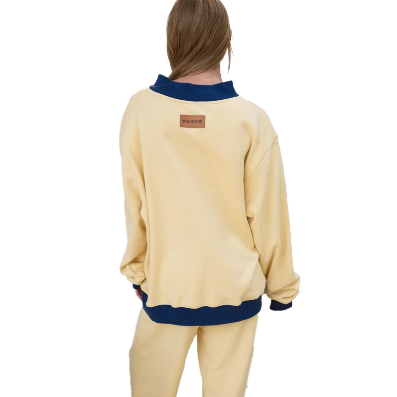 Parka Two Tone Classic Yellow Mockneck