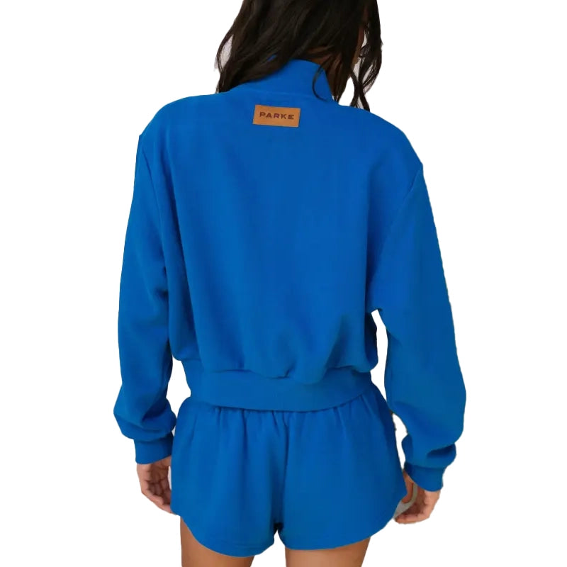 Parke Summerland Zip Up Mockneck