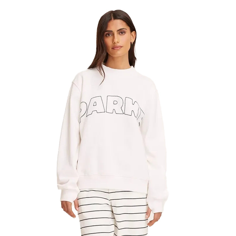 Parke x Target Mockneck White Sweatshirt