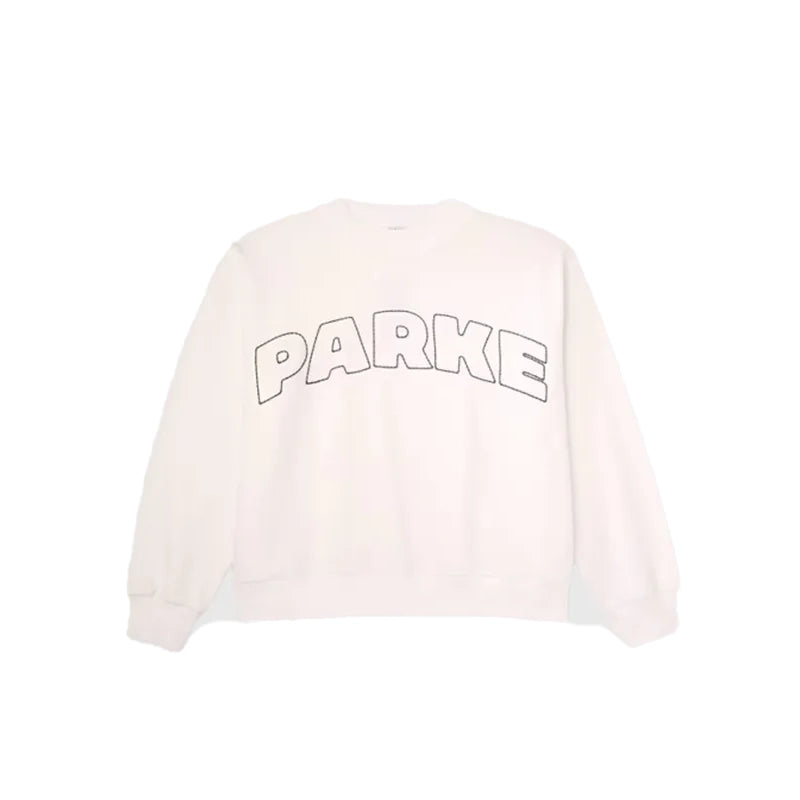 Parke x Target Mockneck White Sweatshirt