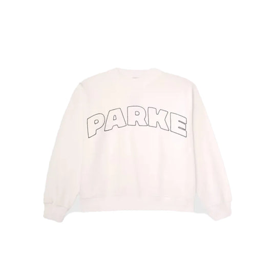 Parke x Target Mockneck White Sweatshirt
