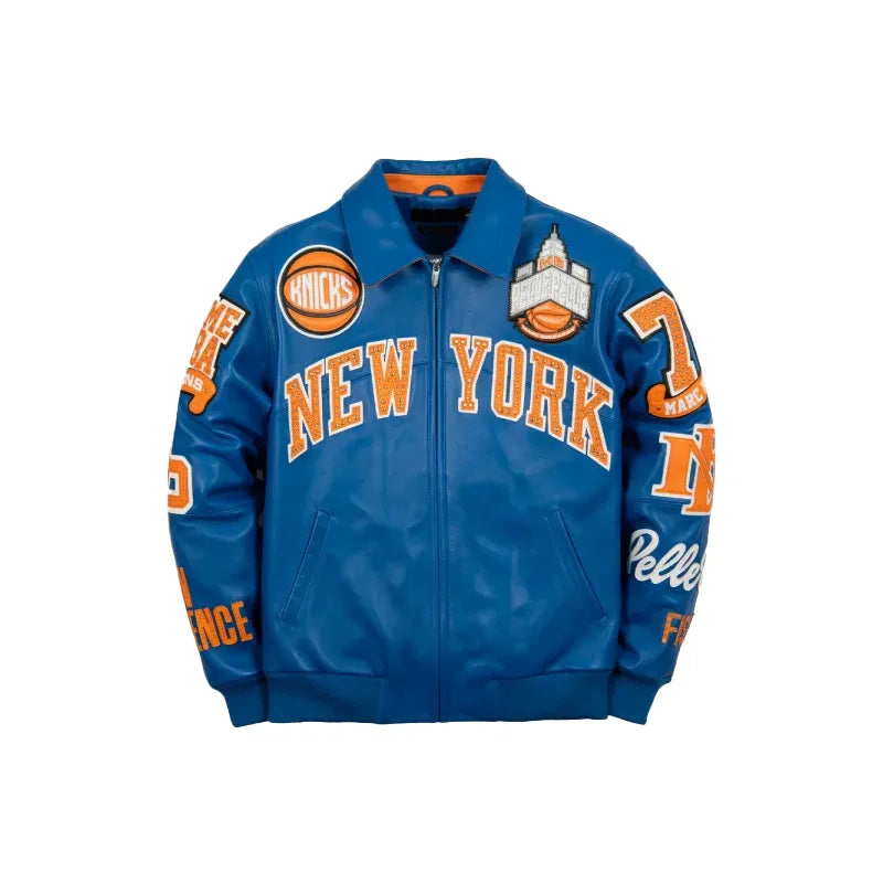 Kith for the New York Knicks 2026 Champions Leather Jacket