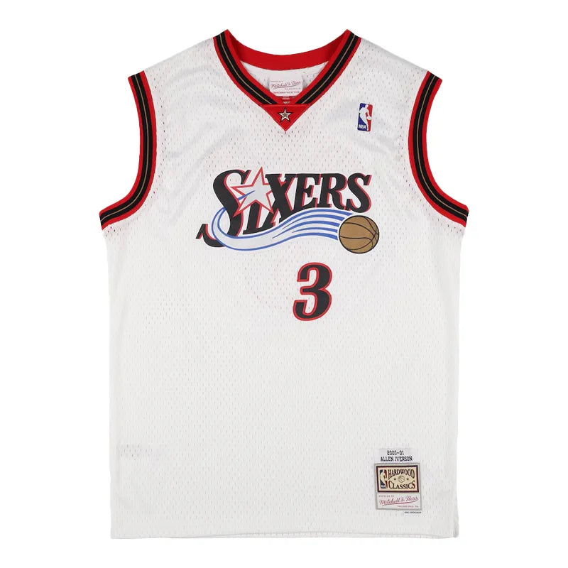 Philadelphia 76ers Mitchell & Ness Home Swingman Allen Iverson Jersey