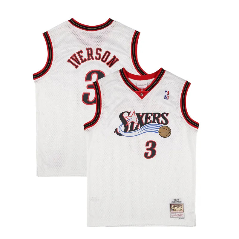 Philadelphia 76ers Mitchell & Ness Home Swingman Allen Iverson Jersey
