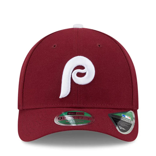 Philadelphia Phillies New Era Burgundy Player Replica 9FORTY Adjustable Hat
