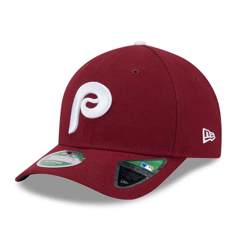 Philadelphia Phillies New Era Burgundy Player Replica 9FORTY Adjustable Hat