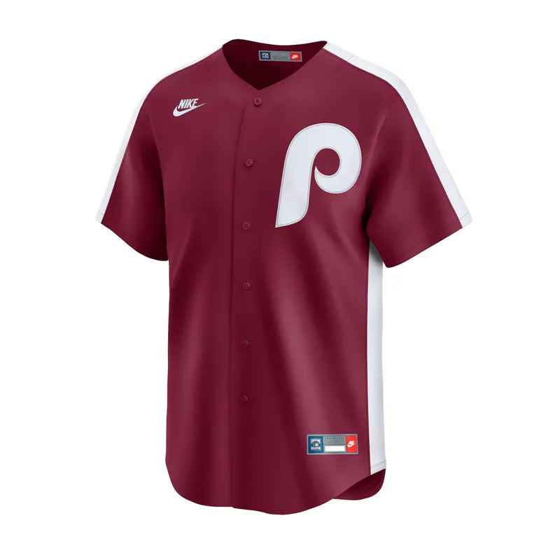 Men's Philadelphia Phillies Nike Maroon CooperstownJersey