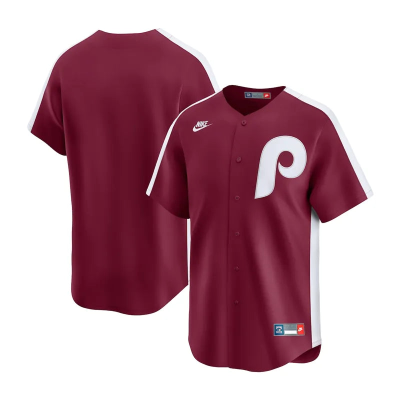 Men's Philadelphia Phillies Nike Maroon CooperstownJersey