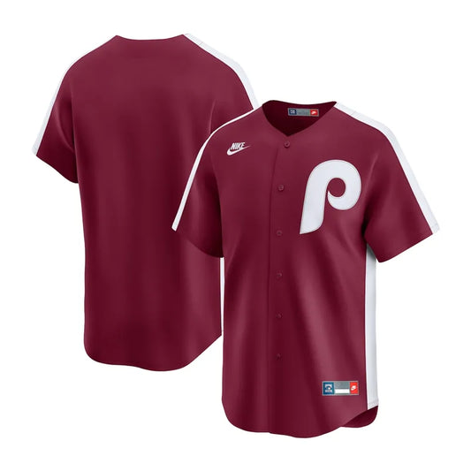 Men's Philadelphia Phillies Nike Maroon CooperstownJersey