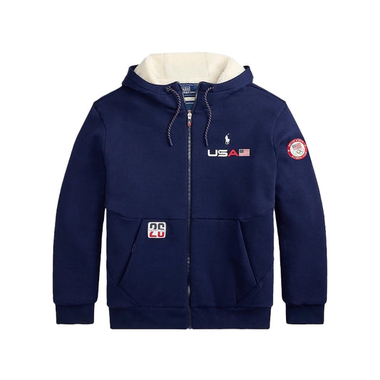 Polo Ralph Lauren Winter Olympics 2026 Team USA Sherpa Hoodie
