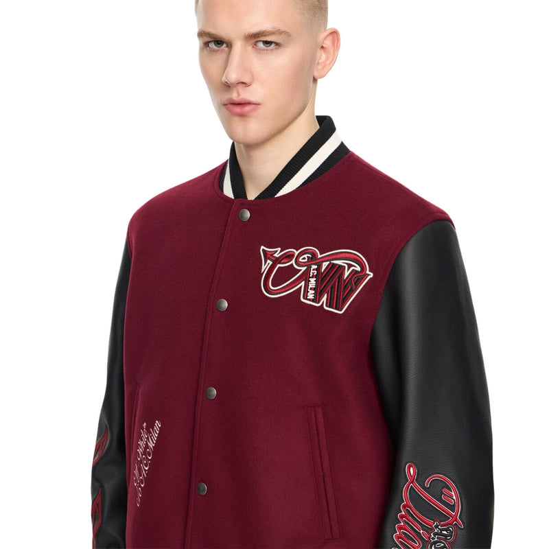 Off White Ac Milan Varsity 2026 Jacket