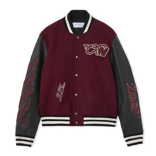 Off White Ac Milan Varsity 2026 Jacket