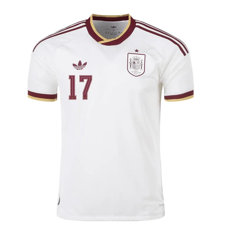 Adidas Spain Authentic Nico Williams Away 2026 Jersey