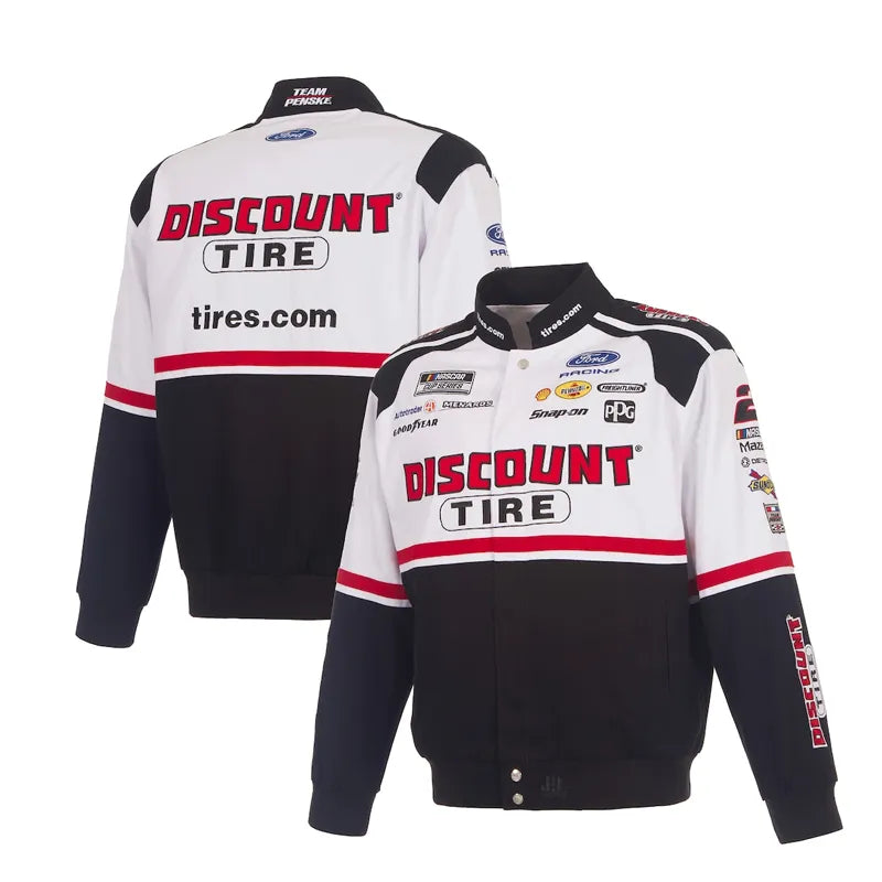 Austin Cindric JH Design 2026 tTire Full-Snap Twill Racing Jacket
