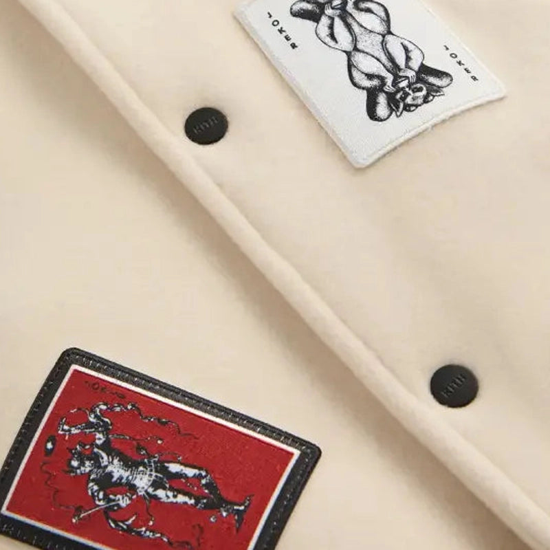 Batman Kith Joker Wool Coaches Varsity Jacket