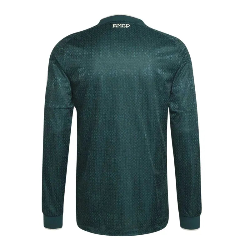 Mens Away Authentic 26/27 Long Sleeve Green Jersey