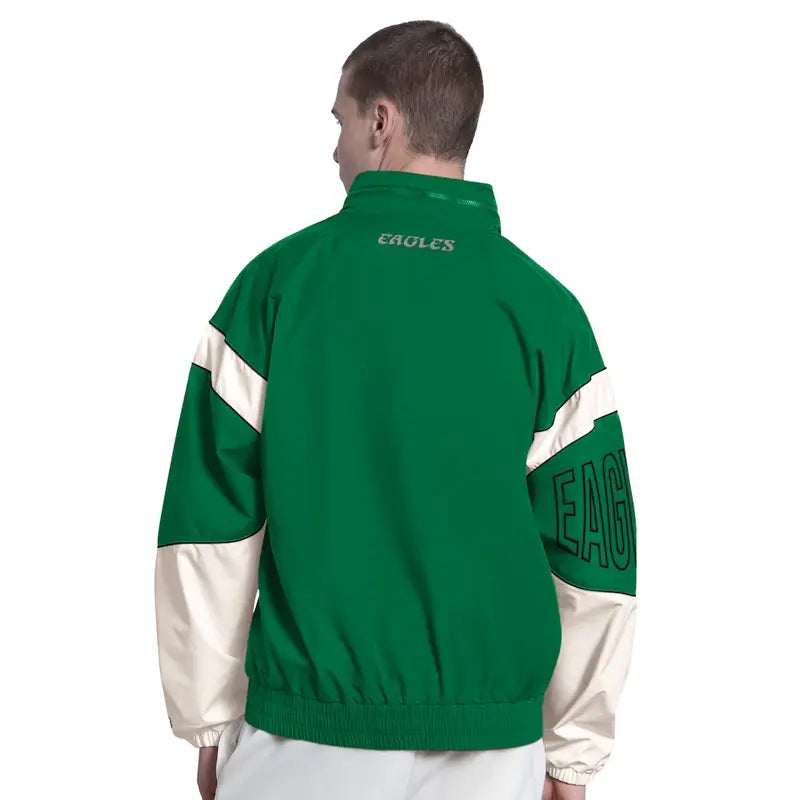 Philadelphia Eagles Starter Kelly Green Full-Zip Hooded Jacket