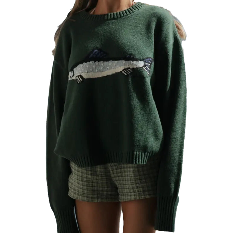 Dairy Boy Fish Sweater