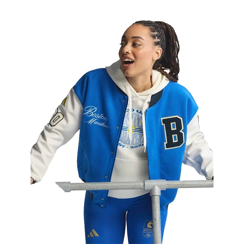 Adidas Boston Marathon 26 Varsity Jacket