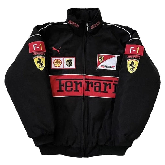 Jared Leto Vintage Ferrari F1 Jacket