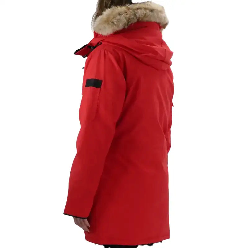 Red Canada Goose Down Jacket