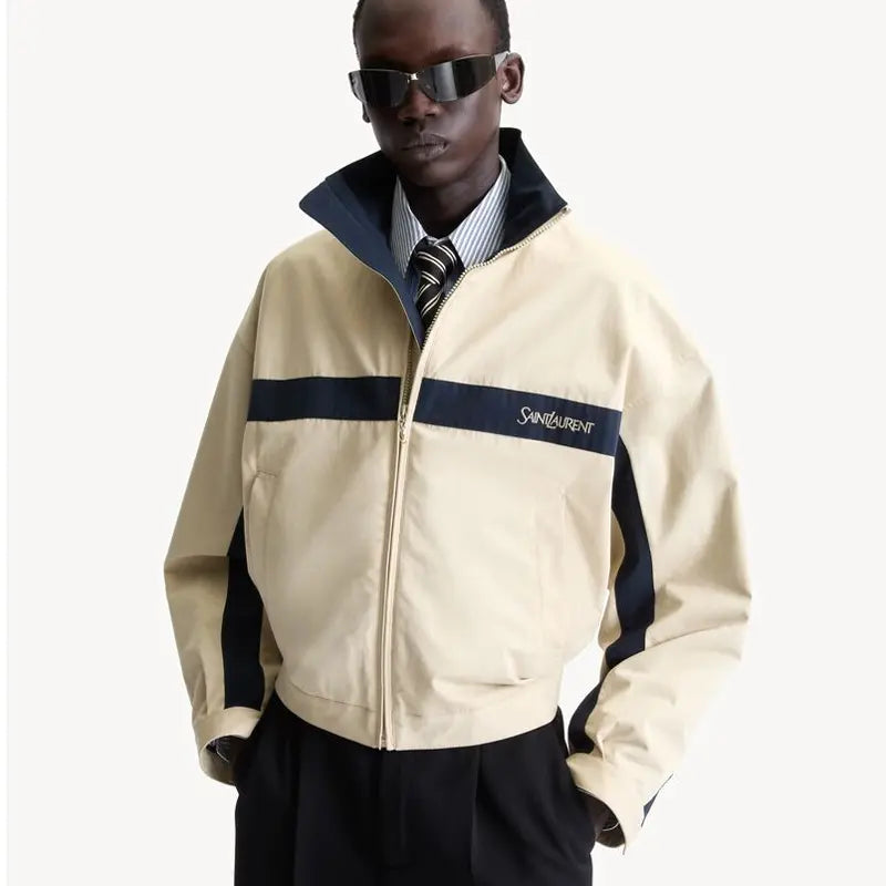 Saint Laurent Ysl Track Jacket