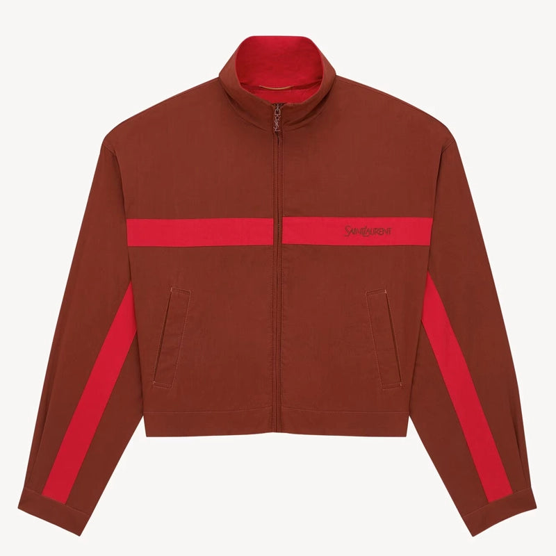 Saint Laurent Stand-Collar Jacket