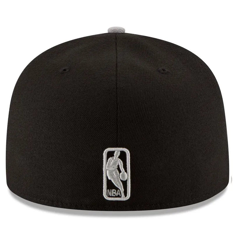 San Antonio Spurs New Era Black/Gray Official Team Hat