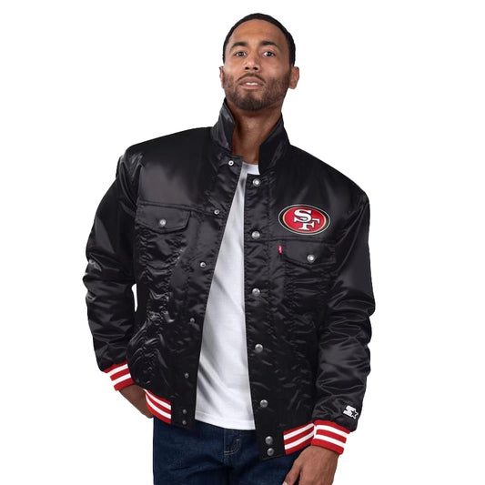 Levi’s X Starter 2025 49ers Black Jacket