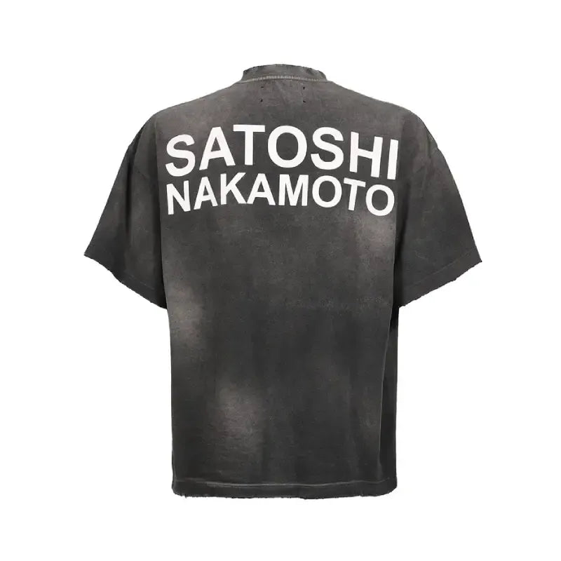 Satoshi Nakamoto Cup Half Full Tee