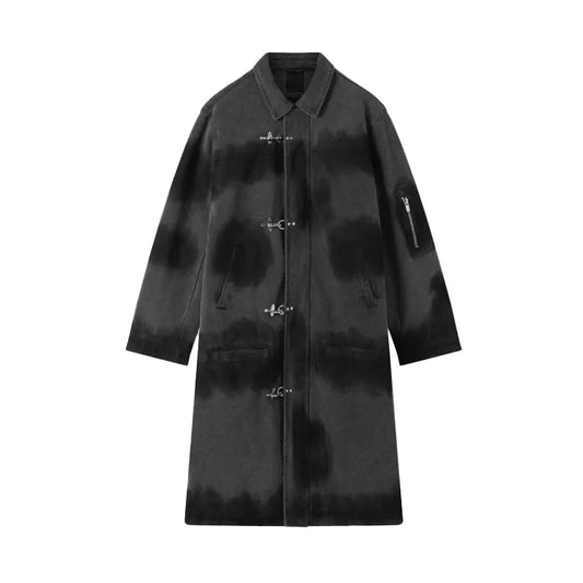 Shinzo Shige Canvas Clasp Trench Coat