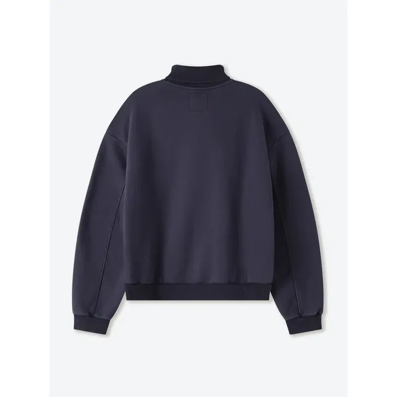 Shinzo Washed Lavender Jersey Turtleneck Sweater