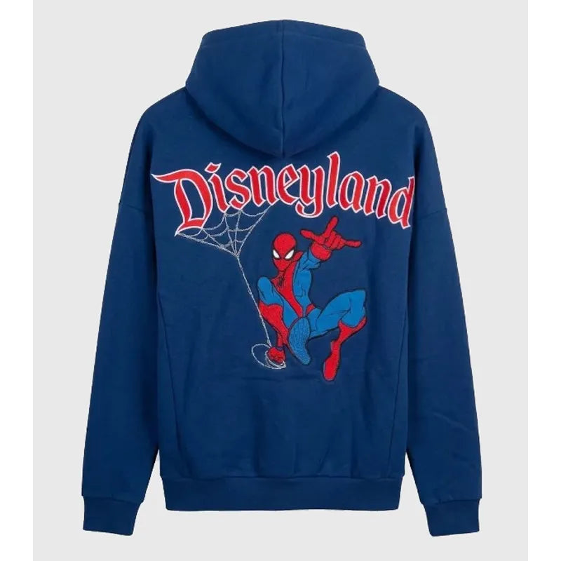 Spiderman Disneyland Blue Hoodie