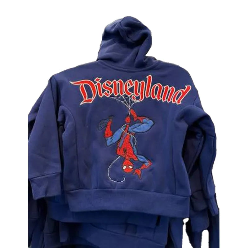 Spiderman Disneyland Blue Hoodie