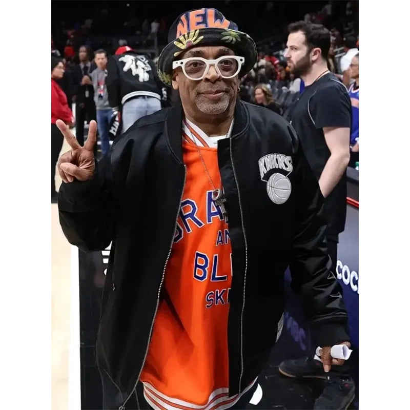 Spike Lee Knicks Black Jacket