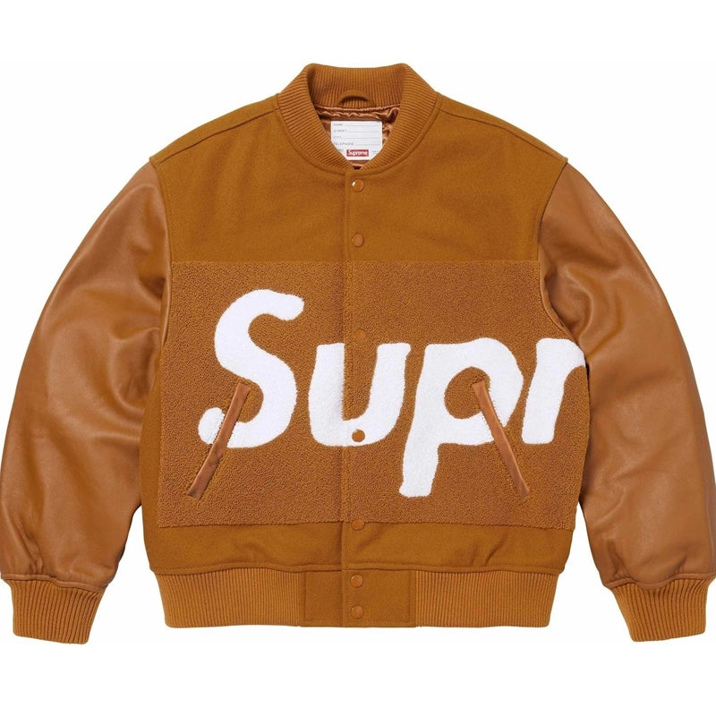 Supreme Big Logo Chenille Varsity Jacket