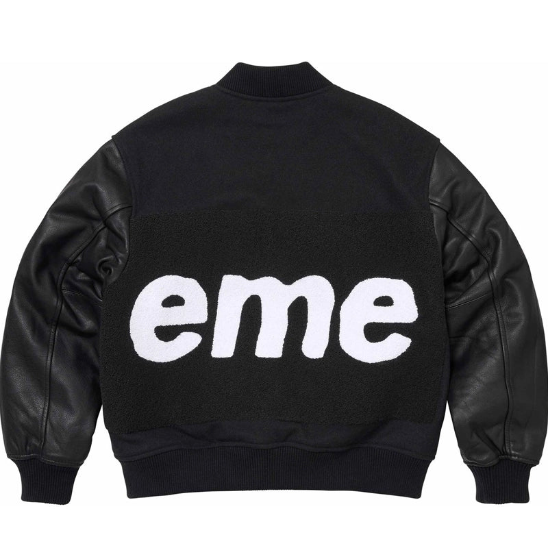 Supreme Big Logo Chenille Varsity Jacket