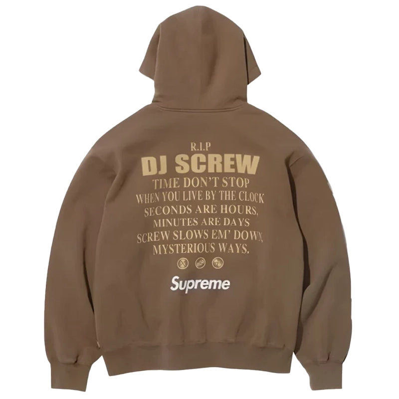 Supreme x DJ Screw SS26 Zip Up Hooded Sweatshirt