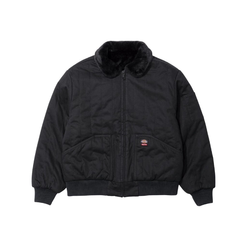 Supreme x Dickies Reversible Quilted Faux Fur Work Jacket