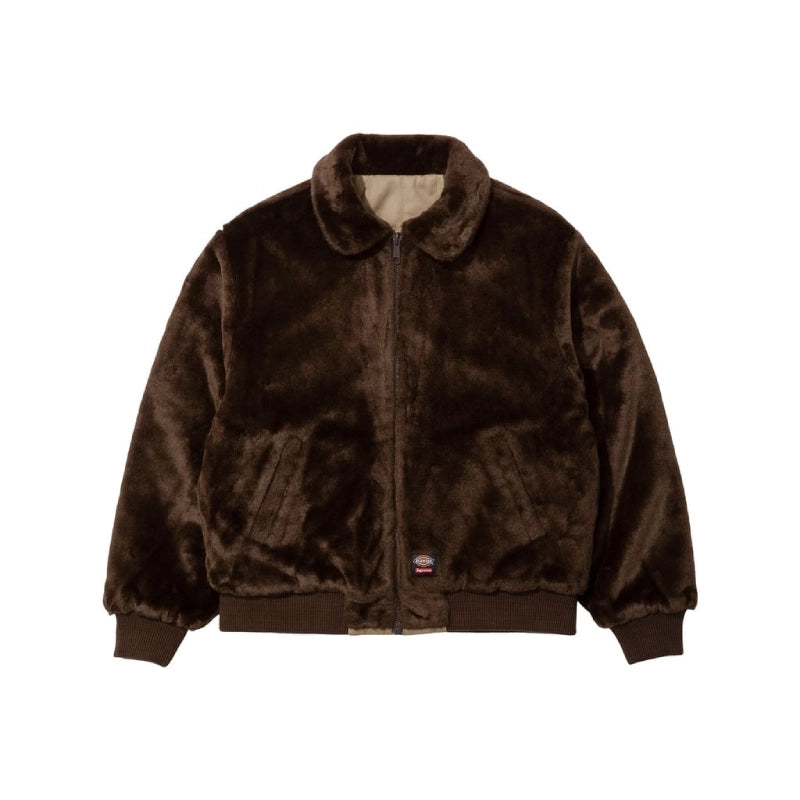 Supreme x Dickies Reversible Quilted Faux Fur Work Jacket