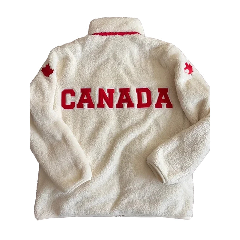 Heated Rivalry Team Canada Sherpa Fleece Jacket