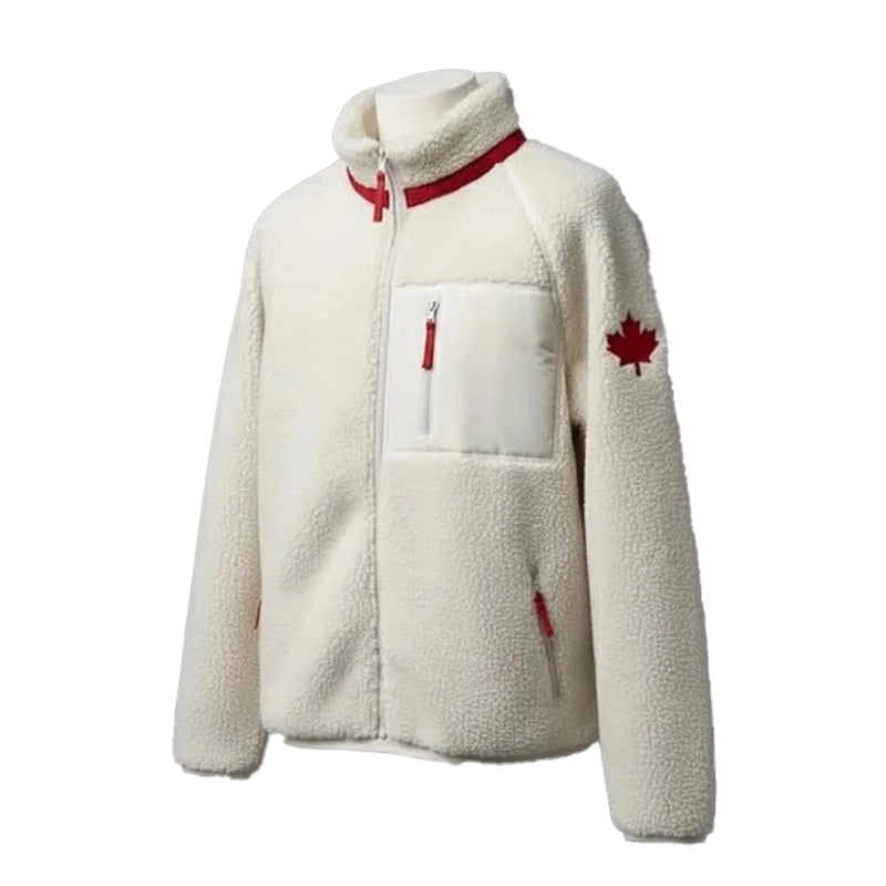 Heated Rivalry Team Canada Sherpa Fleece Jacket