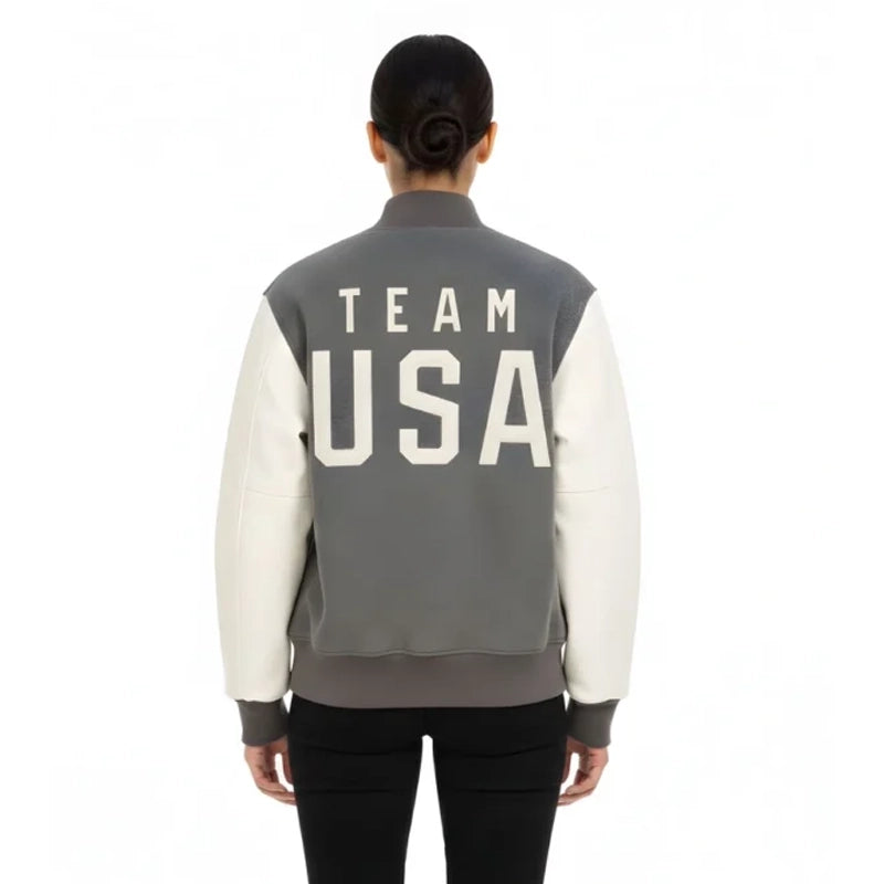 Team USA Mitchell & Ness Coach Snoop Varsity Jacket